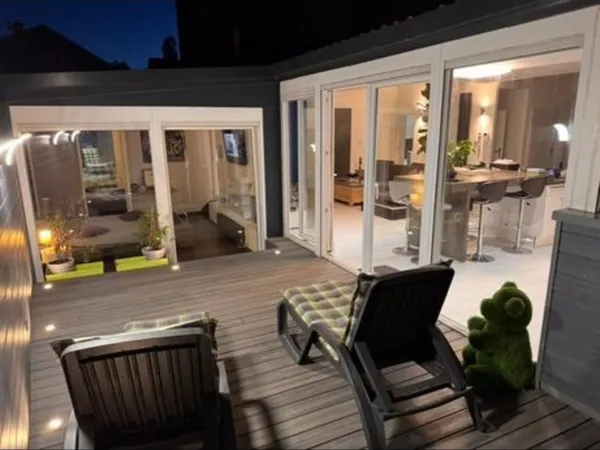 Magnifique maison plein pied, terrasse exposée plein sud.