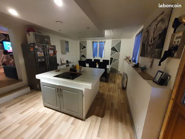 Appart 3 chs et jardin 20 M2