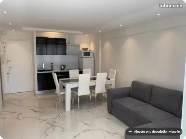 Appartement 2 pieces refait a neuf proche de la croisette