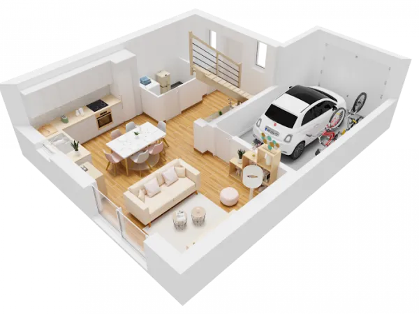 Maison neuve 4 pièces 76 m²