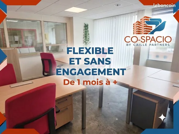 Bureaux flexibles et sans engagement - REIMS de 18 à 22m²