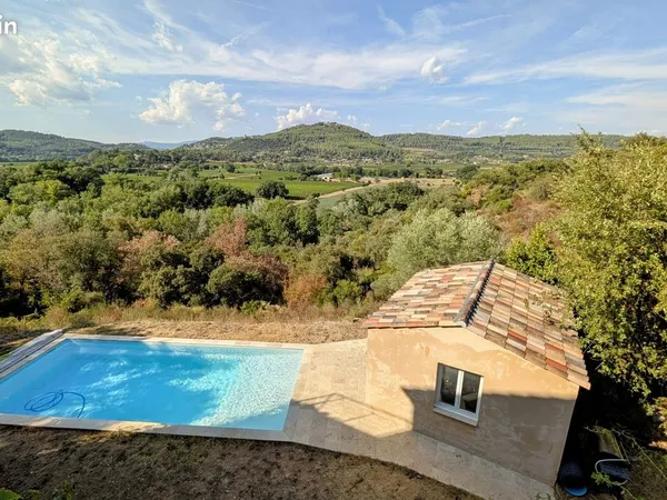 Villa avec vue exceptionnelle à Taradeau (83) - Maison (185m2) + Appartement indépendant (50m2) - Id