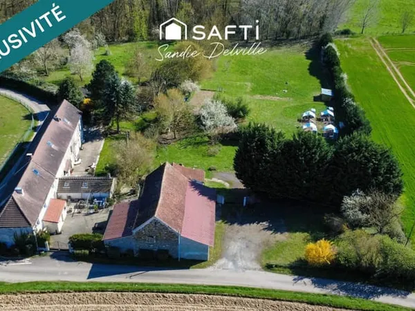 Ensemble immobilier maison + dépendance + grange