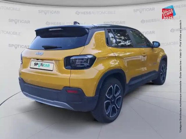 Jeep Avenger electrique 156ch 115kw summit — photo 6