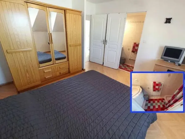 Chambre étudiant 13m² Nantes Santos Dumont