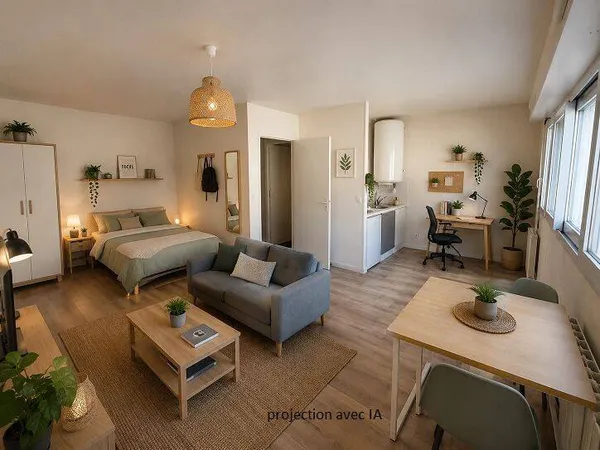 Appartement 1 pièce 32 m²