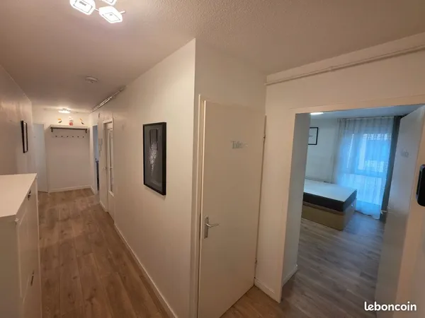 Appartement meublé 71 m² avec garage - Tout inclus - Gaillard, frontière Genève