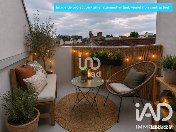 Duplex 3 pièces 72 m²
