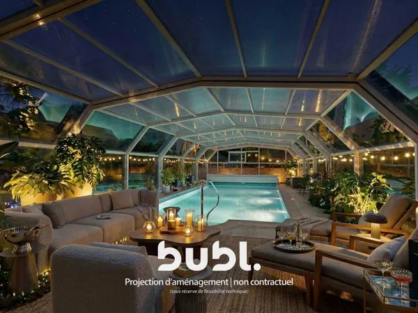 Propriété 470 m2 / terrain 1 193 m2 - piscine couverte chauf