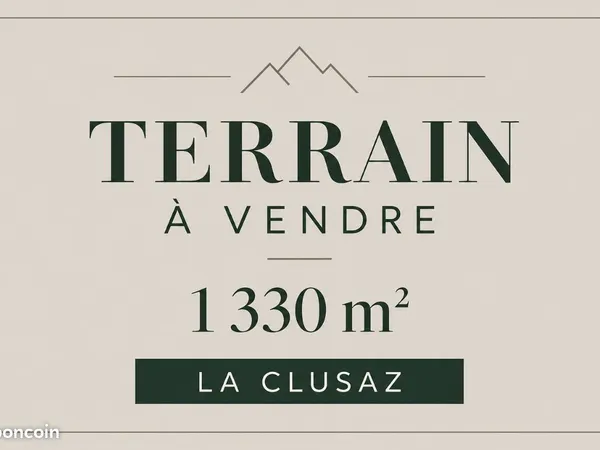 Terrain constructible 1330m2