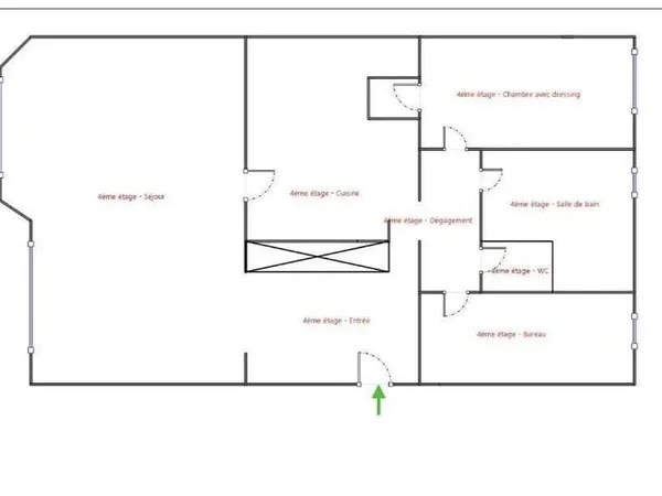 Appartement 3 pièces 71 m²