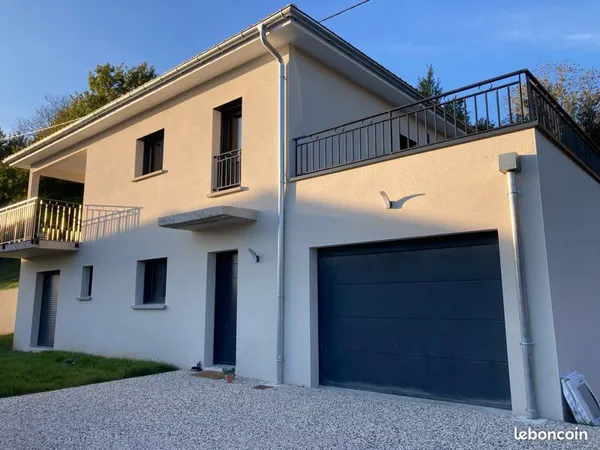 Maison neuve 4 chambres, 135 m2 proche Vienne