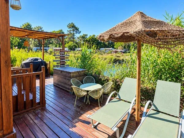 À VENDRE - Magnifique mobil-home 2022 à Lège-Cap-Ferret - Camping 4 étoiles - Emplacement exceptionn