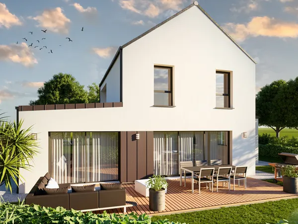 Terrain + maison 126 m²