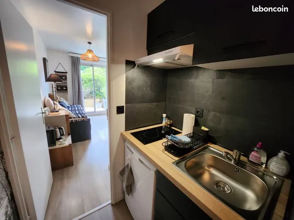 Studio meublé 16 m² avec terrasse - Chartres Basse Ville
