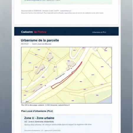 Vends ou échange terrain
