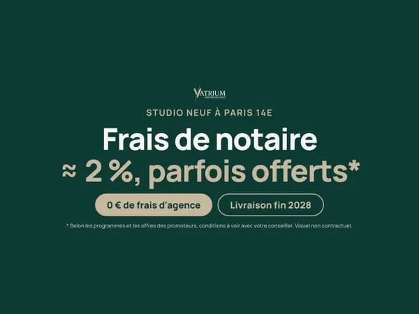 Studio 1 pièce 25 m²