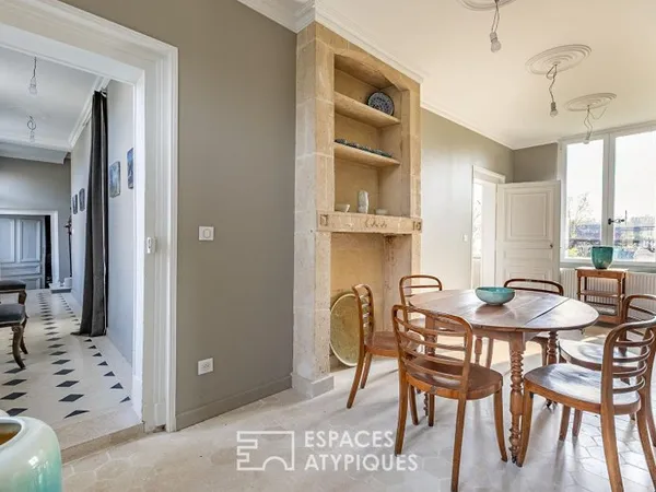 Maison de maître rénovée avec dépendance et jardin proche de Crépy-en-Valois