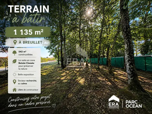 Terrain 1135 m²