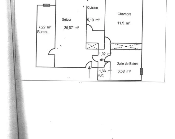 Appartement à louer T2 bis 57 m² Limoges Puy Ponchet ( en face du cinema ester)