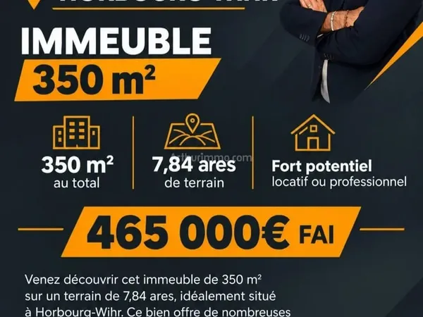 Immeuble 17 pièces 350 m² sur 7.84 ares