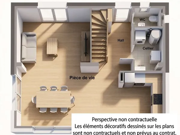 Maison 3 pièces 89 m²