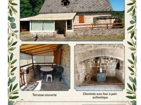 petite maison avec four intérieur + terrain / bois