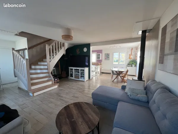 Maison 117 M² rénovée + jardin 1400 M² ( terrain détachable / constructible ) à St Jean le Blanc