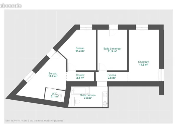 2 appartements à rénover
