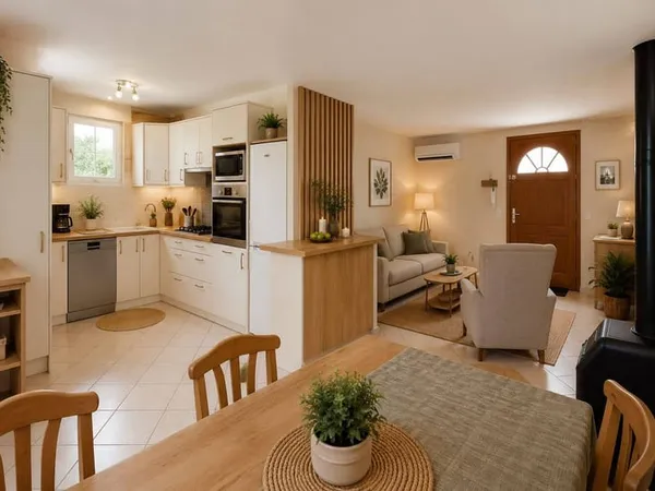 Maison de plain-pied 3 pièces 64 m²