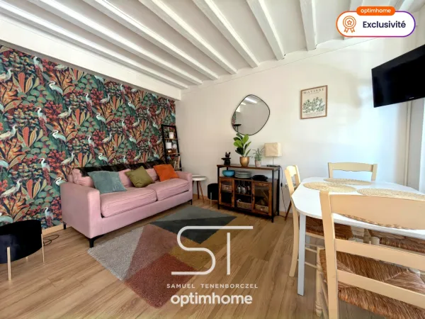 Appartement T2 à Honfleur - Tout à pied, vendu meublé