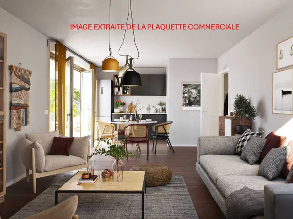 Appartement 2 pièces 36 m²