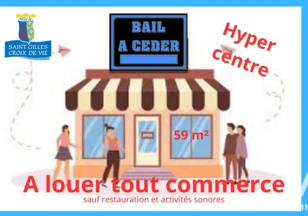 Local commercial 1 pièce 59 m²