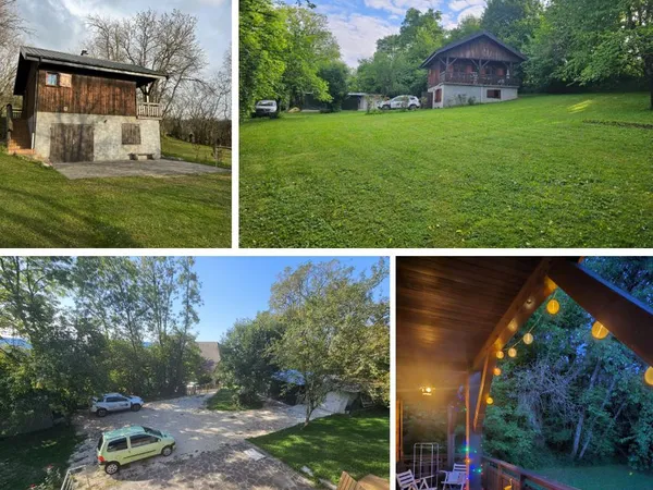 Chalet meublé avec 3 chambres et grand jardin