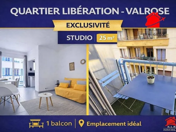Appartement 1 pièce 25 m²