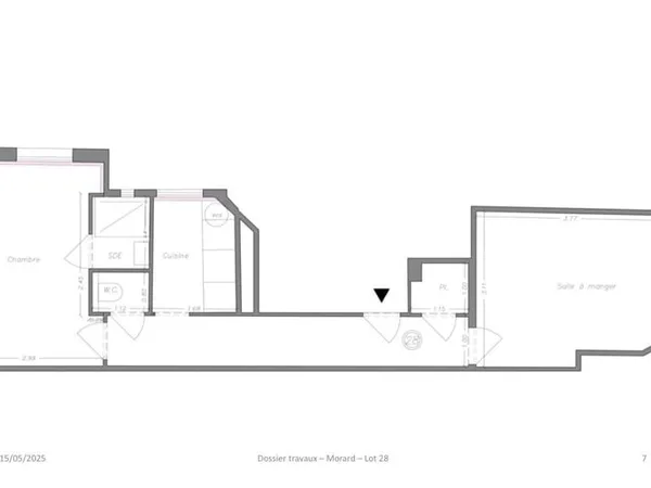 BELLE PLAISANCE Appartement T2 de 38 m2 entièrement rénové