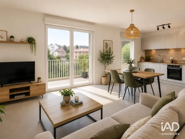Appartement 3 pièces 61 m²