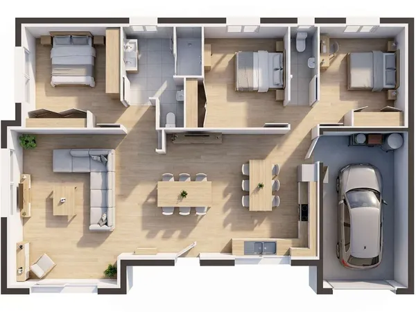Maison 4 pièces 97 m²
