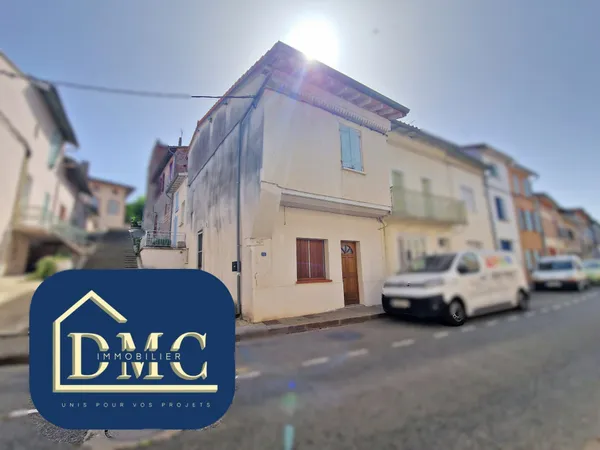 Maison de village T4 96m2 hyper centre Cintegabelle