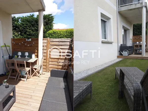 Appartement T3 avec jardin