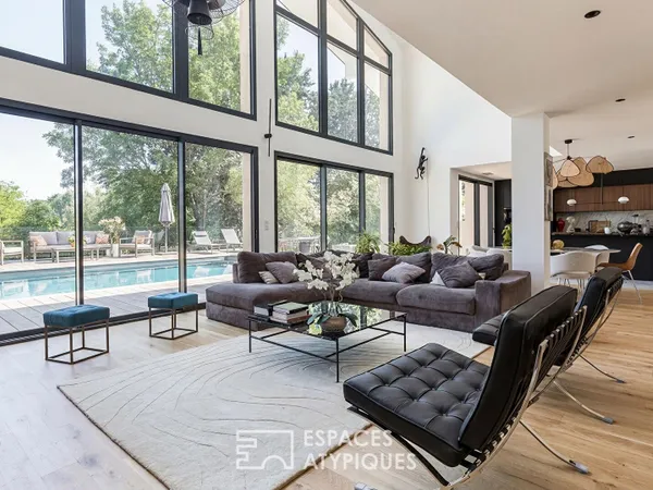 Maison contemporaine d'exception sur les coteaux