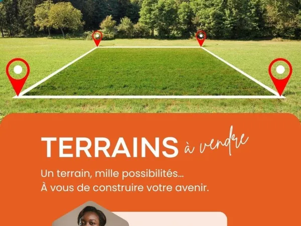 Terrain 900 m²