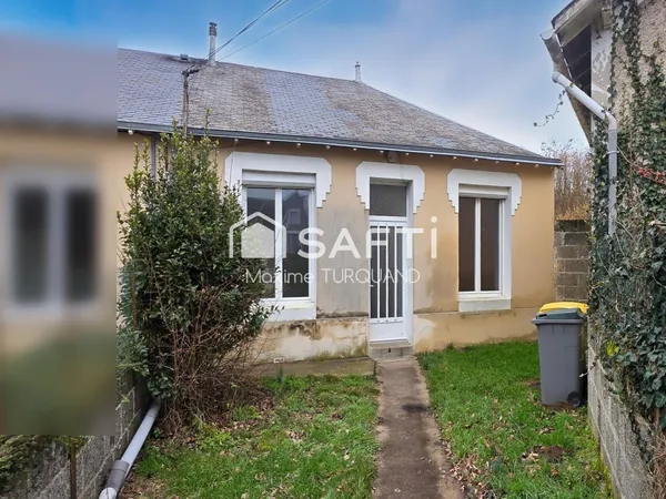Maison 92m², 2/3 chambres, 310m² de terrain.