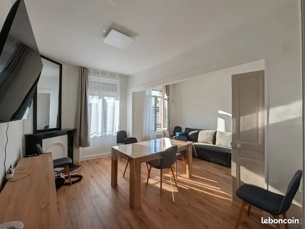 Location à l'année - T3 Duplex Meublé - Berck rue Carnot