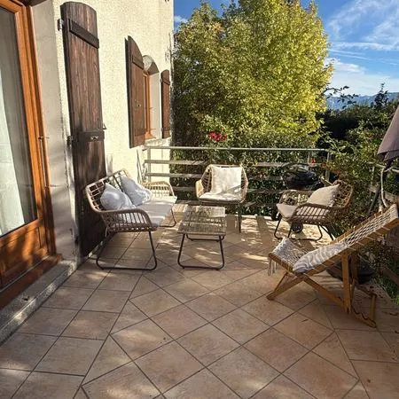 Location T2 meublé avec jardin privatif plein Sud - Reignier