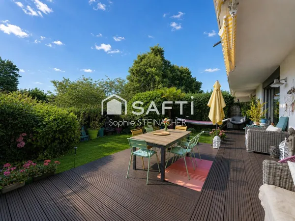 Appartement 3 chambres avec jardin avec garage