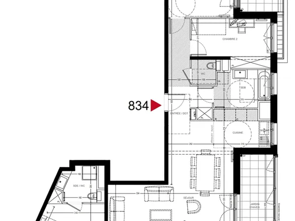 Appartement 4 pièces 103 m²