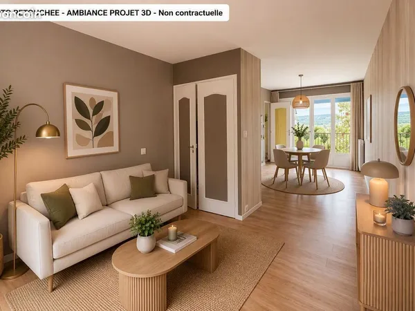 Appartement 4 pièces 65 m²