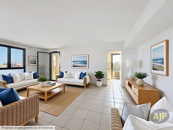 Arcachon vue port T4 96m²