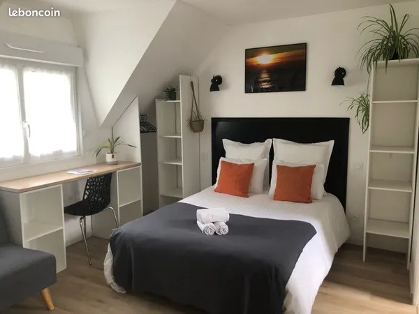 Appartement T1 lumineux avec jardin